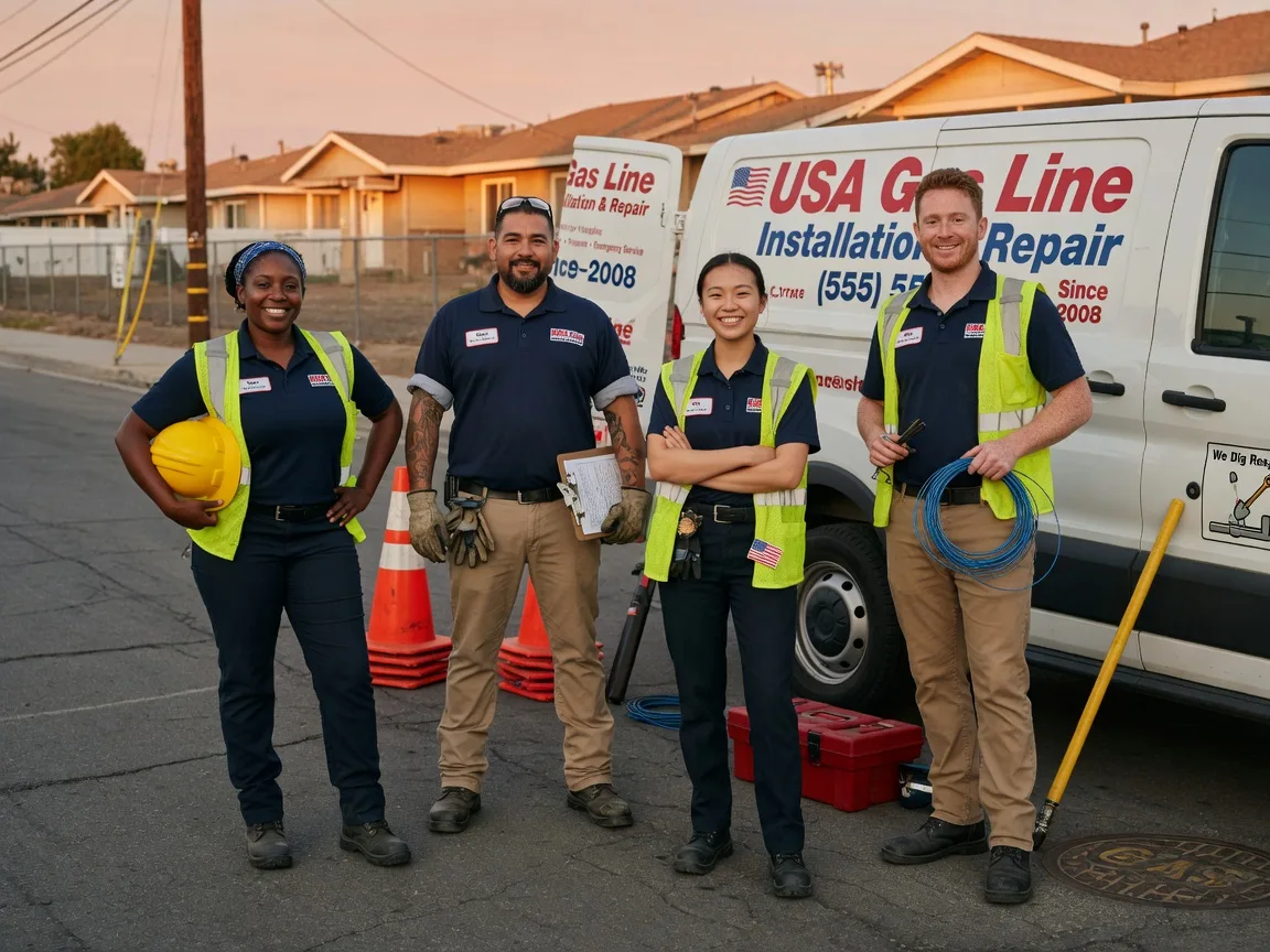 Gas Line Installation company in Mineral, CA